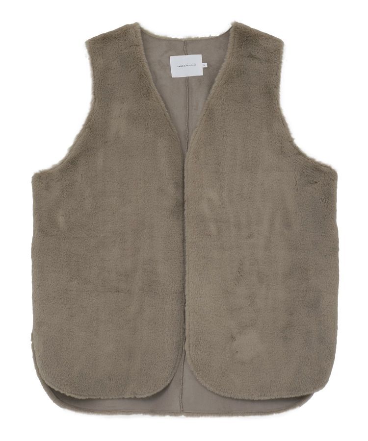 AMERICAN HOLIC「【選べる丈】ファーベスト」|ベスト・ジレ|