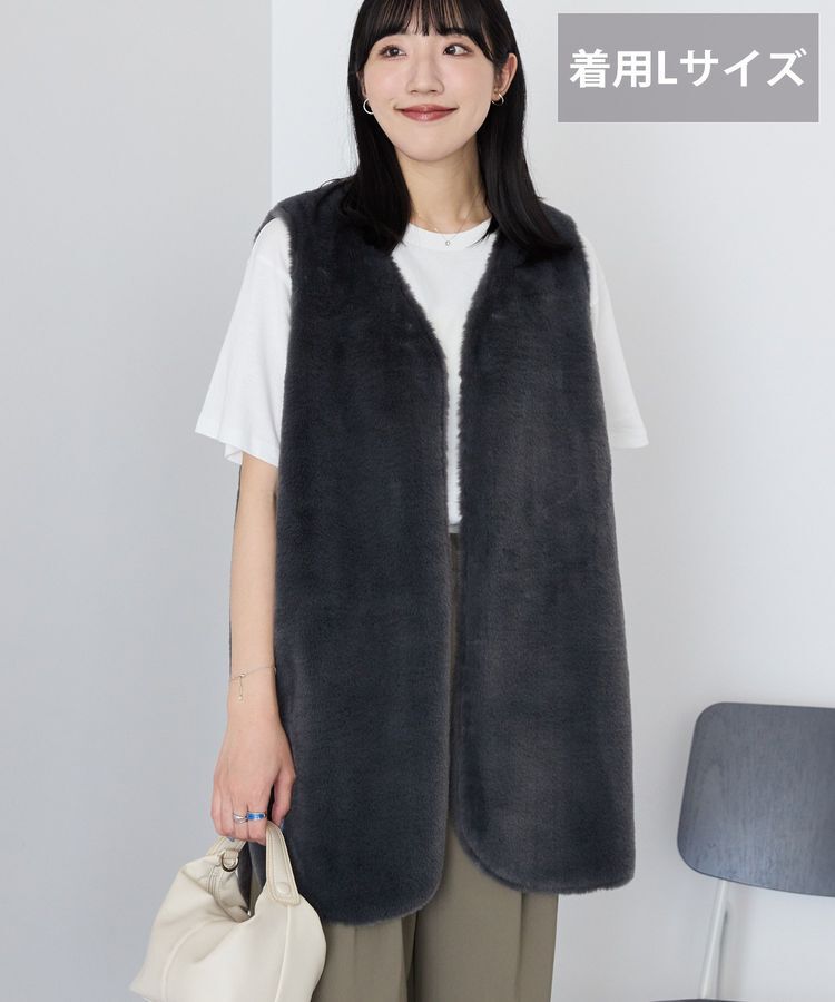 AMERICAN HOLIC「【選べる丈】ファーベスト」|ベスト・ジレ|