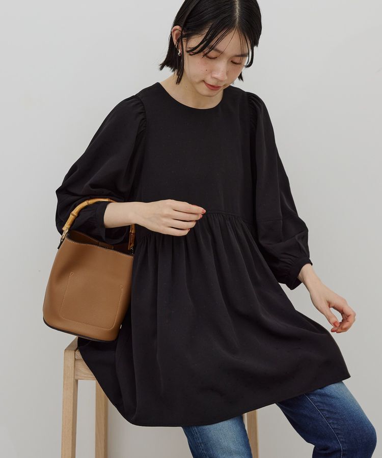 AMERICAN HOLIC「DOTジャガードティアードブラウス」|シャツ・ブラウス|