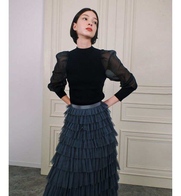 LOULOU WILLOUGHBY「【LOULOU WILLOUGHBY】◇ タックパフシアースリーブプルオーバー」|その他|