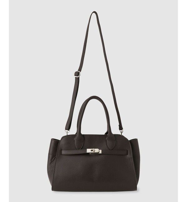 allureville「フロント尾錠トートバッグ」|ショルダー・メッセンジャー|