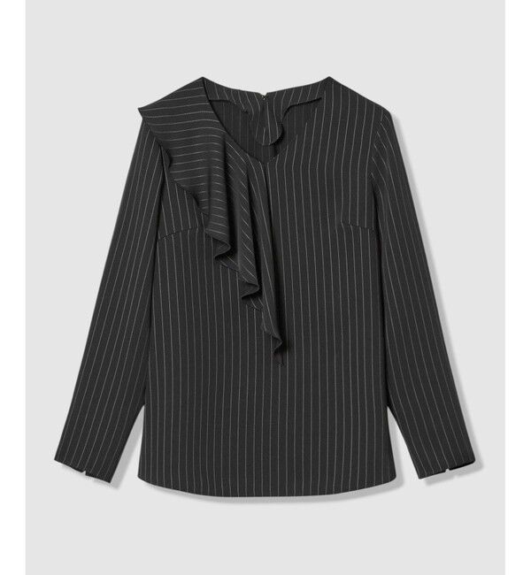 LOULOU WILLOUGHBY「【LOULOU WILLOUGHBY】ラッフルスカーフブラウス」|シャツ・ブラウス|