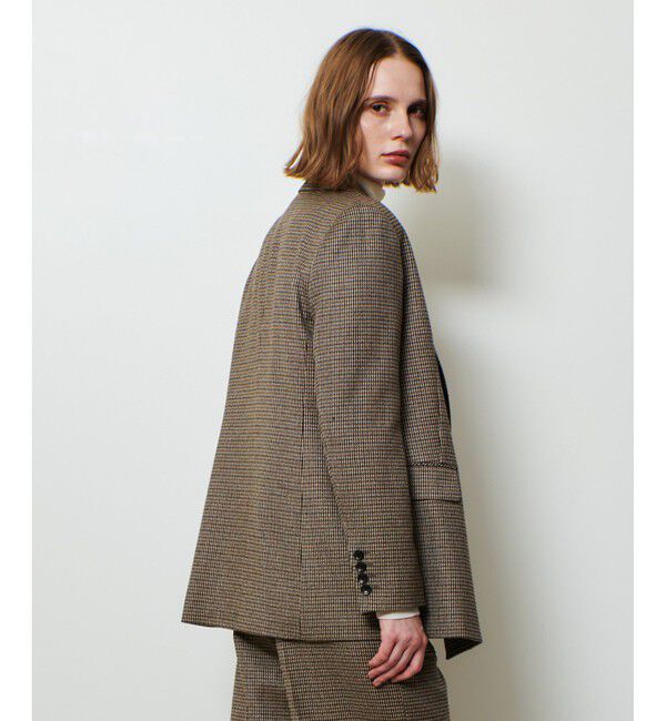 allureville「CHIC TWEEDダブルジャケット」|テーラードジャケット|