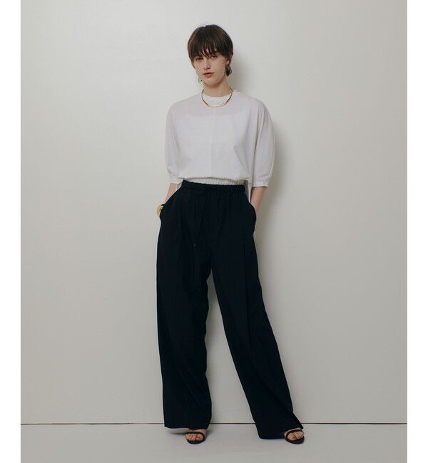 allureville「【ATELIER Line】ドローコードイージーパンツ」|チノ|