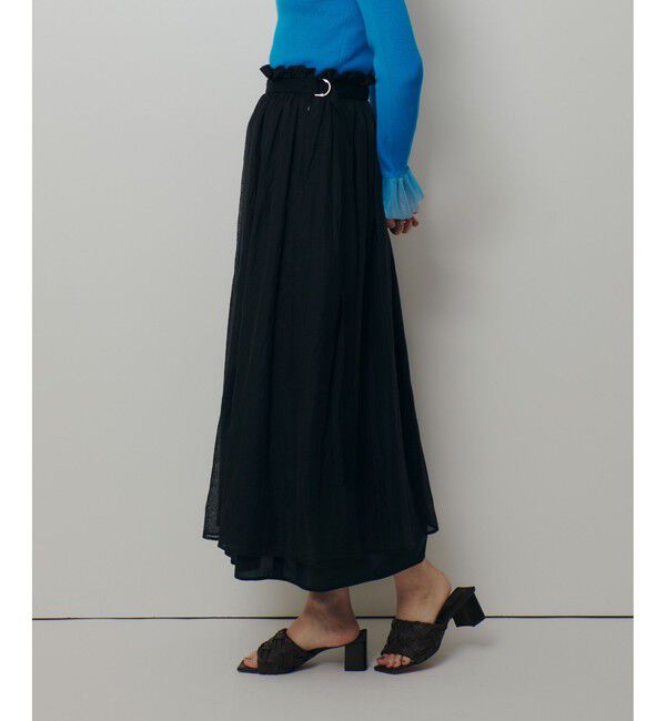 allureville「カールマイヤーギャザースカート」|スカート|