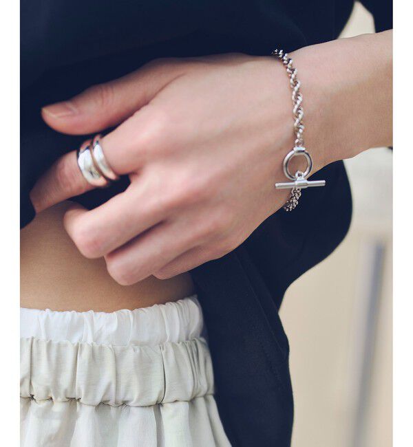 allureville「ツイストチェーンブレス」|ブレスレット・バングル|シルバー