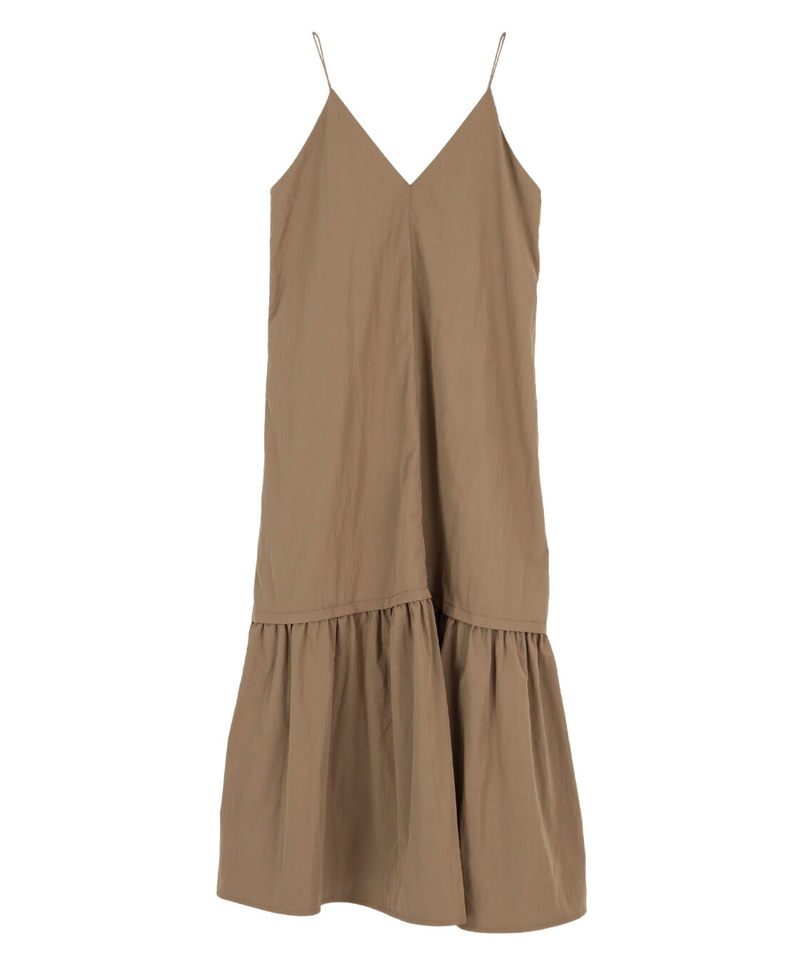 titivate「バックリボンキャミソールワンピース」|ワンピース|キャメル
