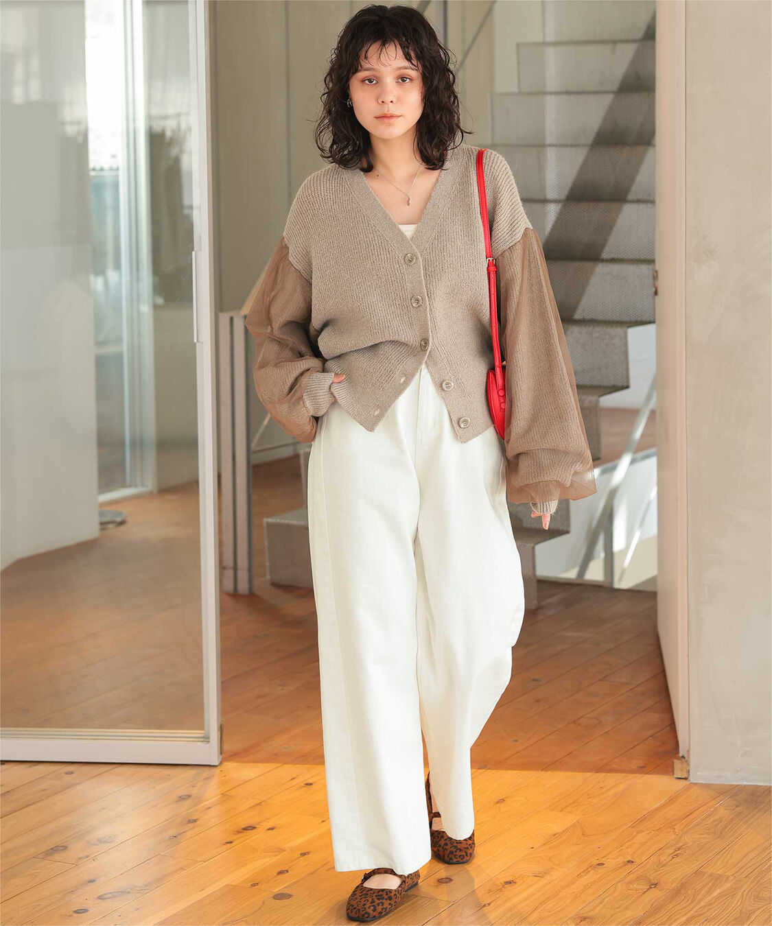 titivate「ワイドデニムパンツ」|デニム|