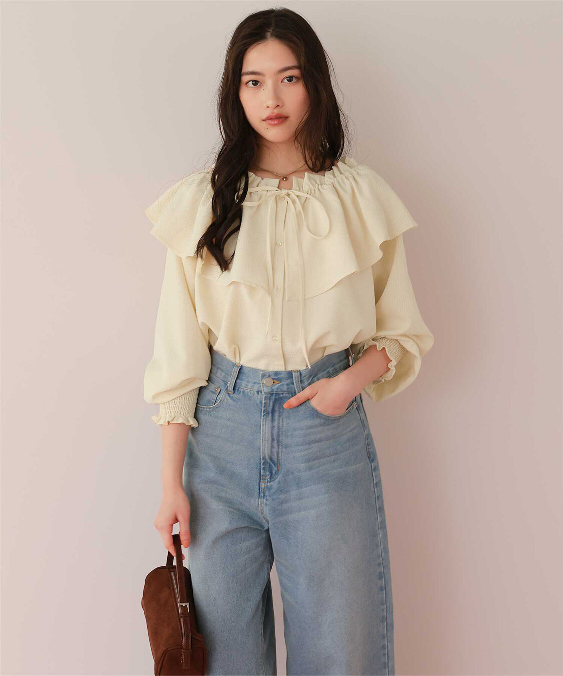 titivate「ふんわりシルエットマルチウェイブラウス」|シャツ・ブラウス|