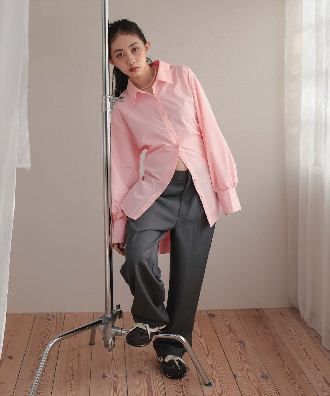 miette「ウエストレイヤードライクシャツ」|シャツ・ブラウス|