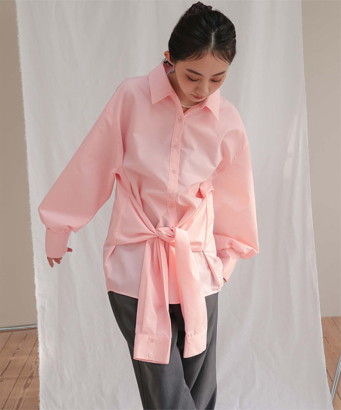 miette「ウエストレイヤードライクシャツ」|シャツ・ブラウス|