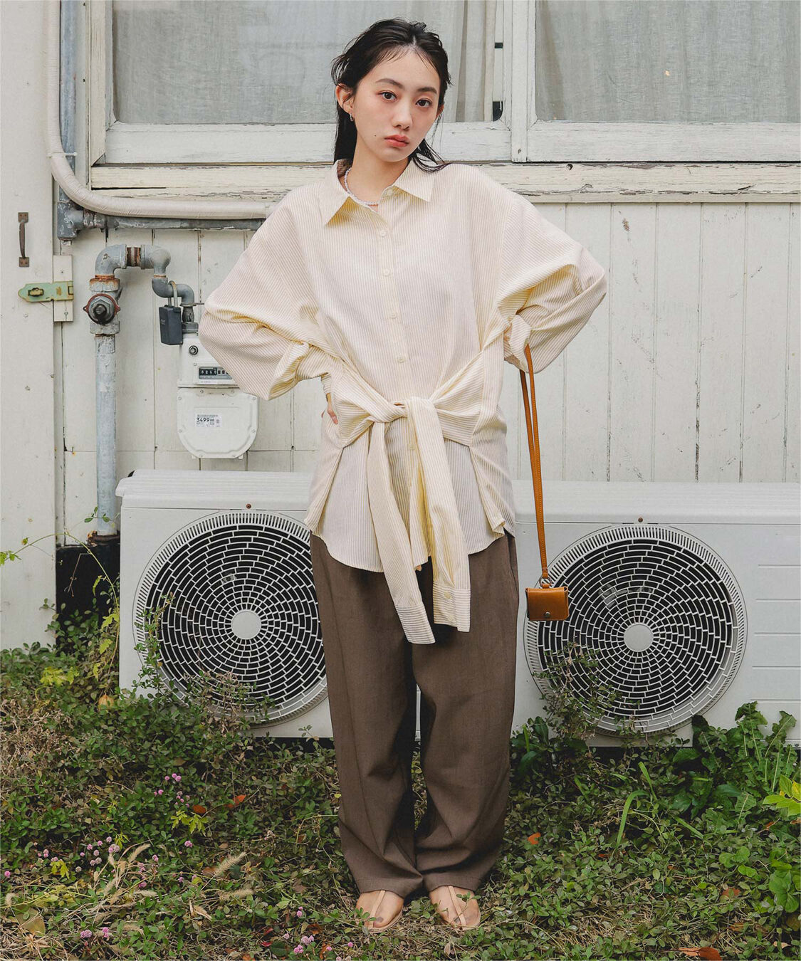 miette「ウエストレイヤードライクシャツ」|シャツ・ブラウス|