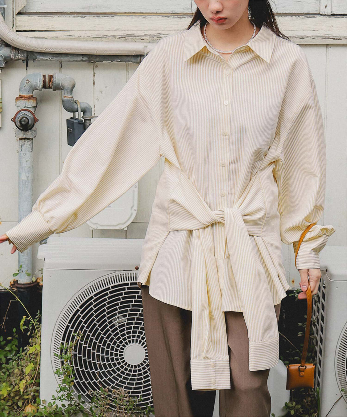 miette「ウエストレイヤードライクシャツ」|シャツ・ブラウス|