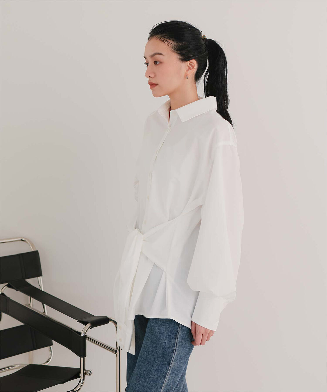 miette「ウエストレイヤードライクシャツ」|シャツ・ブラウス|