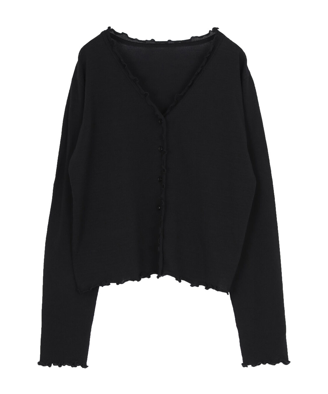 titivate「プチフリルニットカーディガン」|カーディガン|