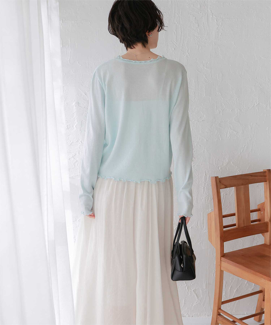 titivate「プチフリルニットカーディガン」|カーディガン|