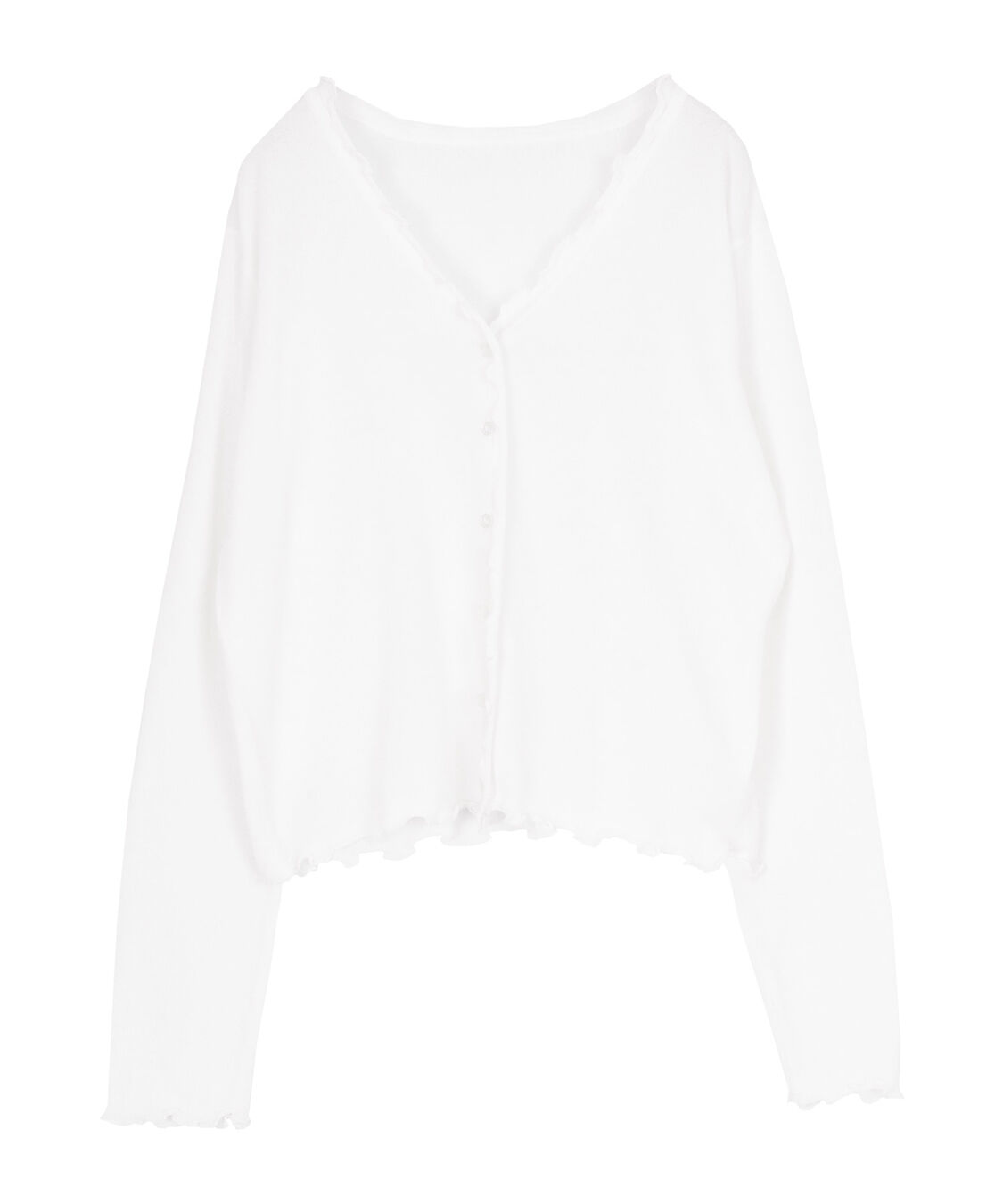 titivate「プチフリルニットカーディガン」|カーディガン|