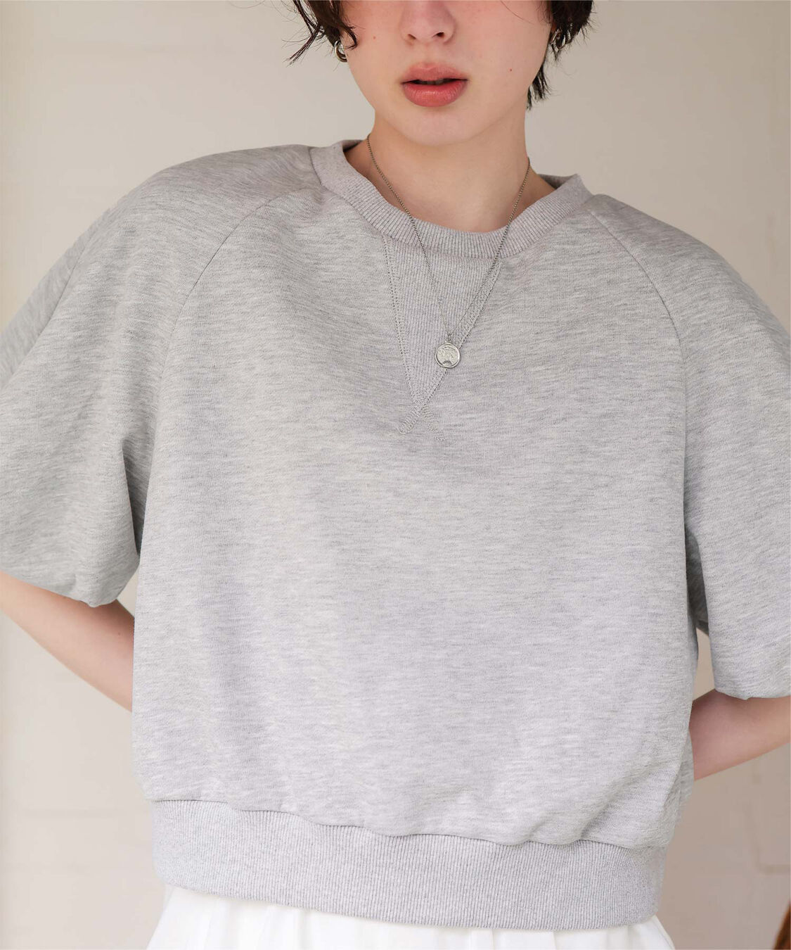 titivate「カットソーパフスリーブトップス」|Tシャツ・カットソー|