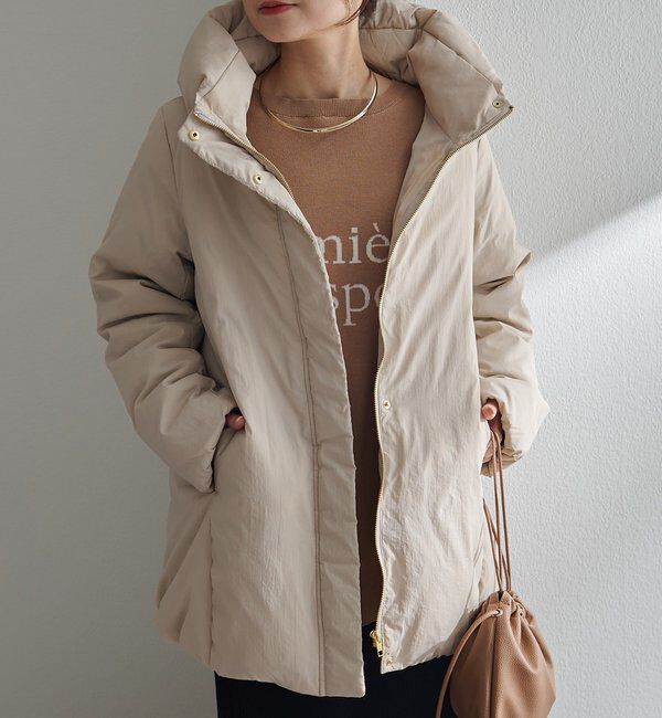  「ボリュームカラーダウンジャケット」|テーラードジャケット|