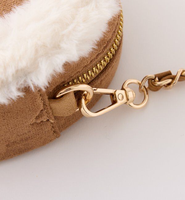  「ハートスエードロゴショルダーバッグ」|ショルダー・メッセンジャー|