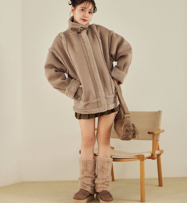  「2wayフェイクムートンブーツ」|その他|