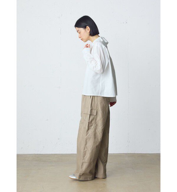 MidiUmi「MidiUmi タックカラーシャツ」|シャツ・ブラウス|