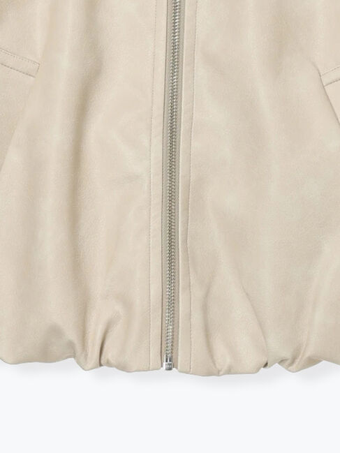 Te chichi「フェイクレザークロップドブルゾン」|ブルゾン・スタジャン|