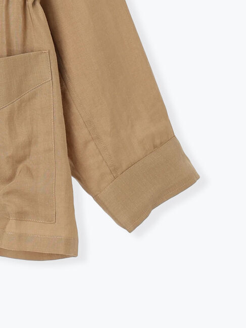 Te chichi「ノーカラーサファリジャケット《2026 spring catalog item》」|その他|