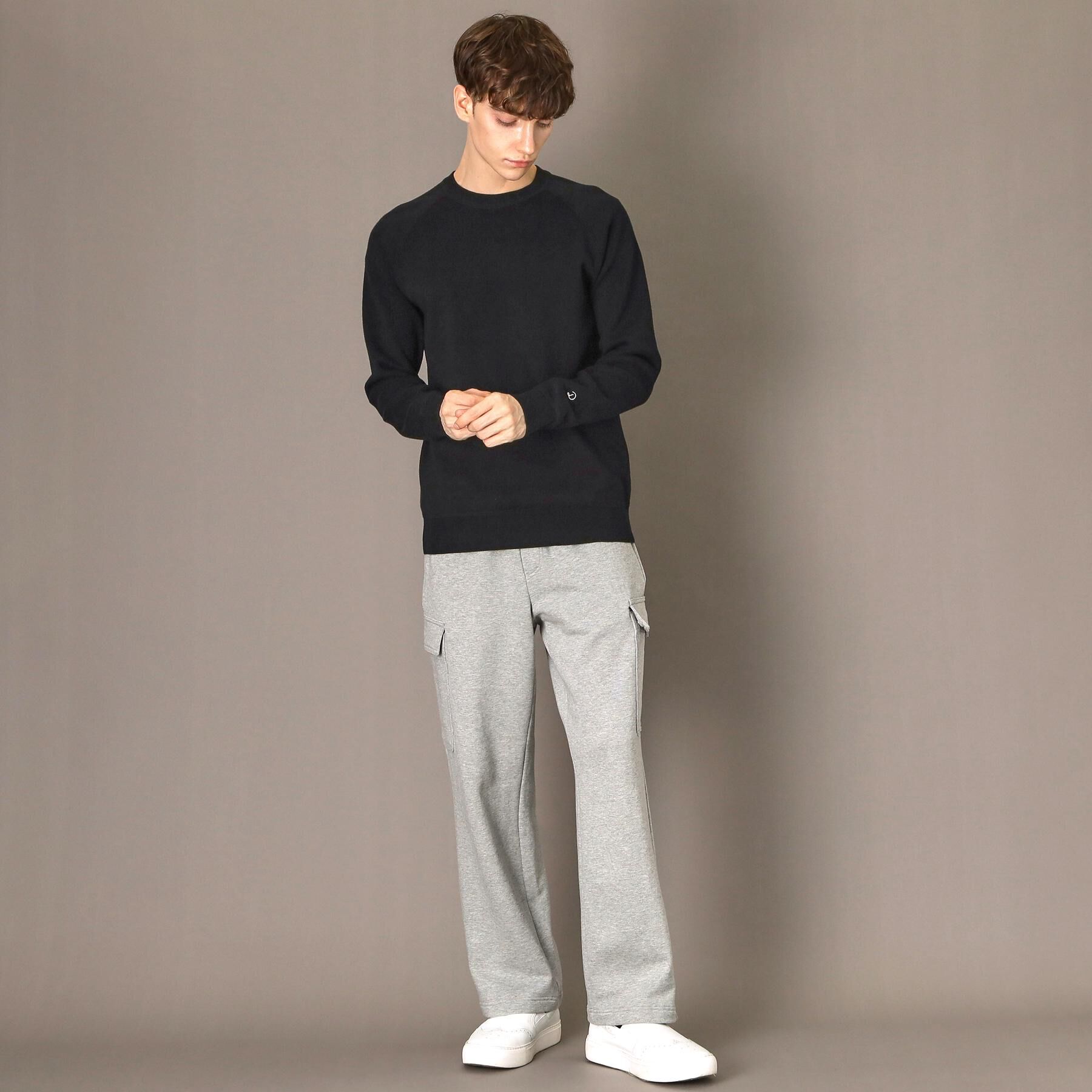 DRESSTERIOR「ウォッシャブル コットンカシミヤスムースニット」|ニット・セーター|