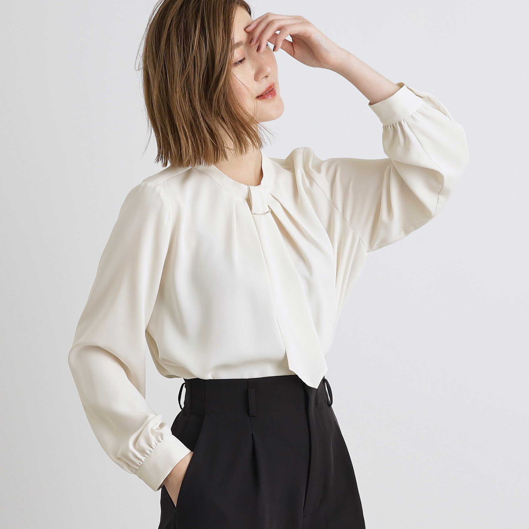 grove「マルチWAYボウタイブラウス」|シャツ・ブラウス|