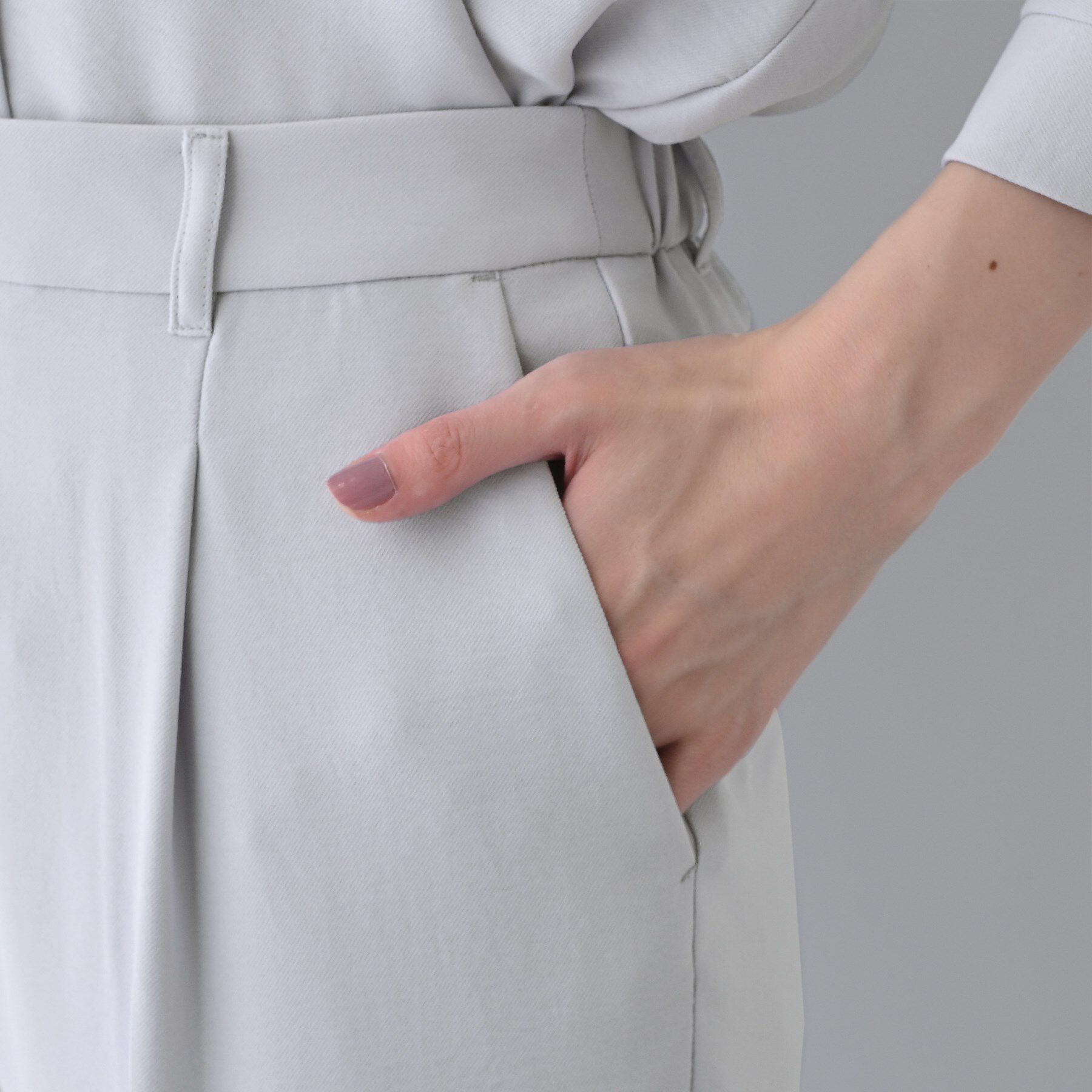 INDIVI「【着る日傘/遮熱/UVケア】タックテーパードパンツ」|その他|