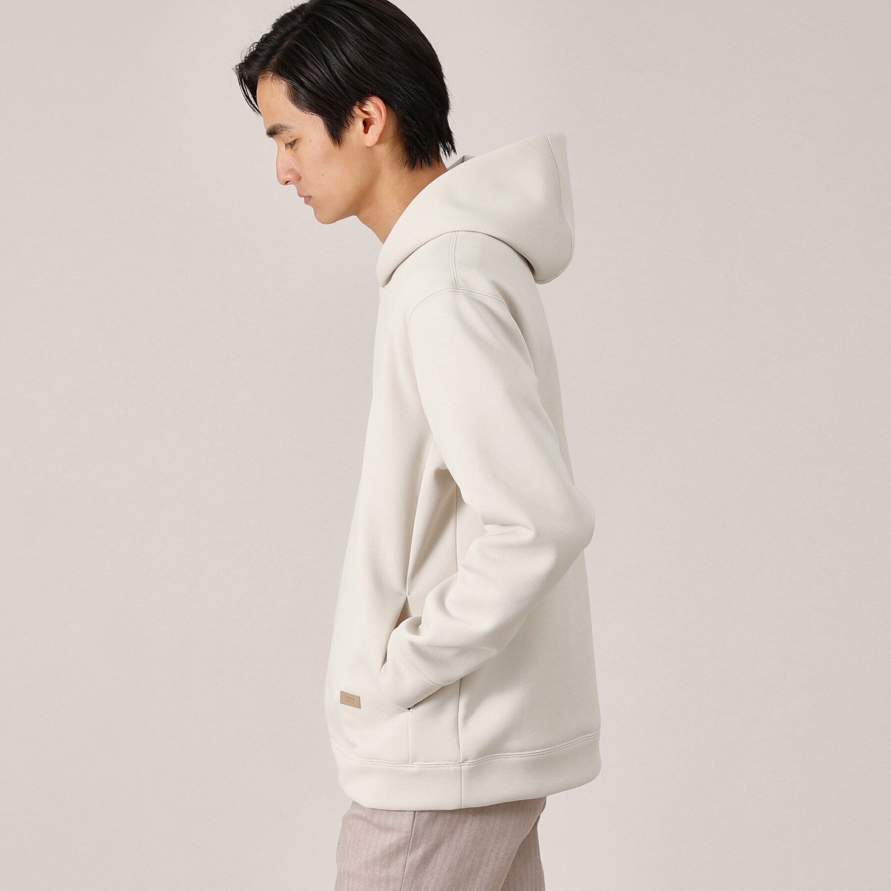 TAKEO KIKUCHI「ハニカムダンボール ハーフジップ フーディ」|パーカー|