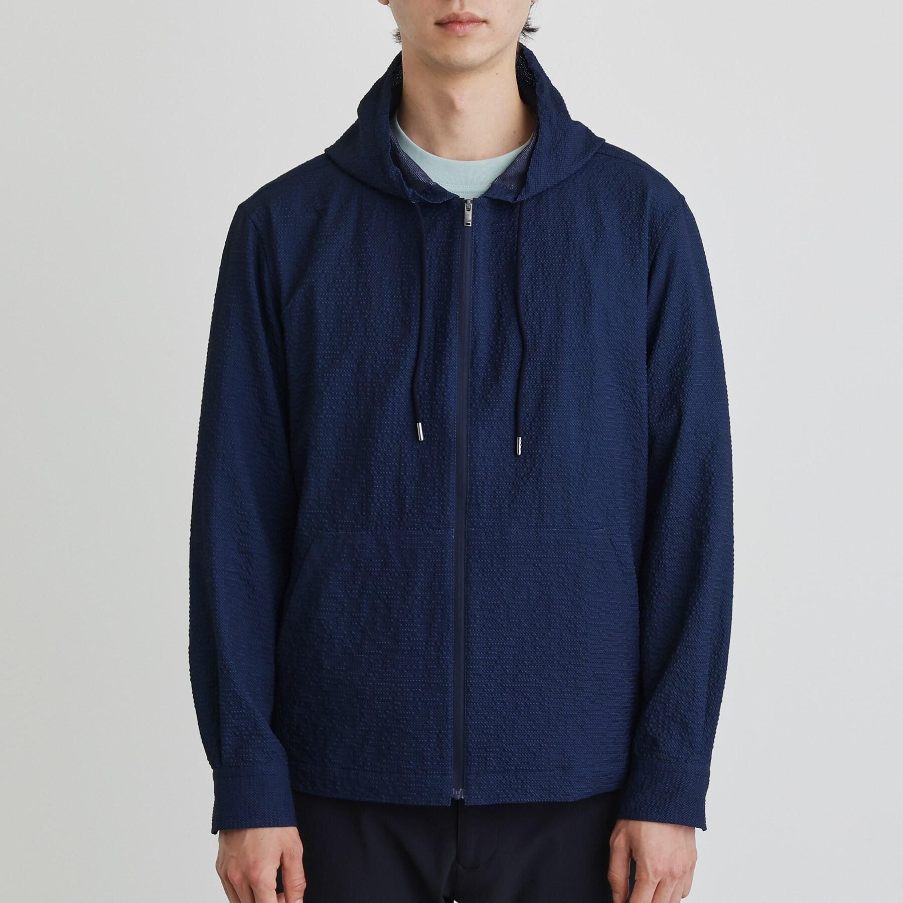 TAKEO KIKUCHI「【軽羽織】リップル プリント シャツパーカ」|パーカー|