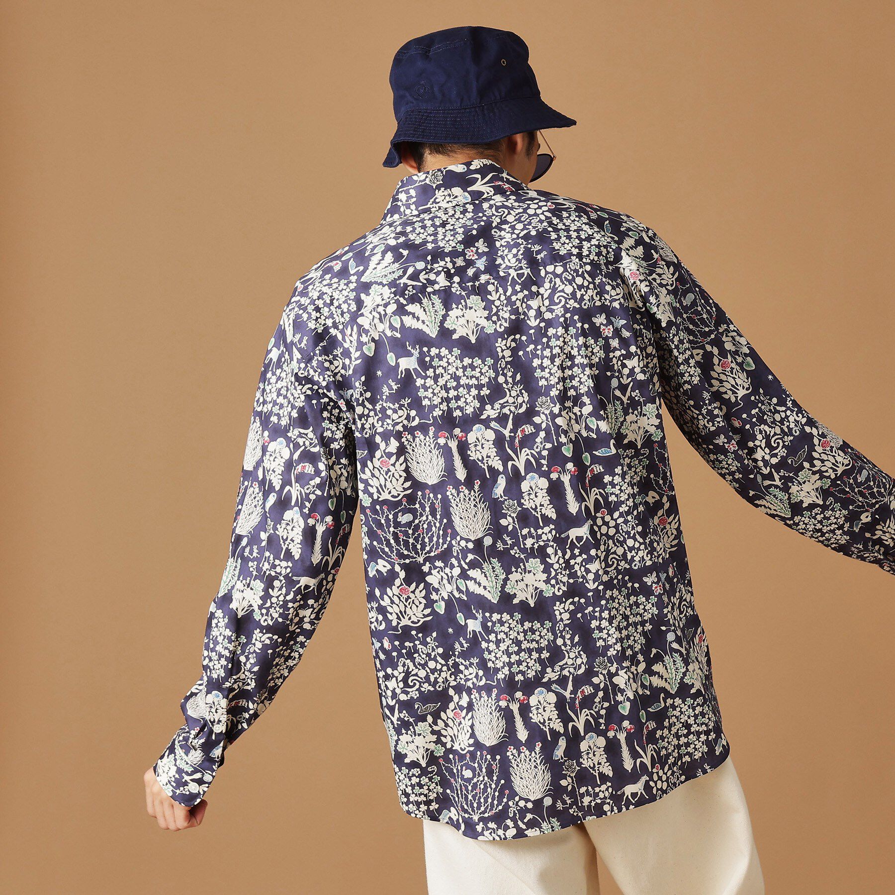 40CARATS&525「【Sサイズ～】フラワープリントシャツ」|シャツ・ブラウス|