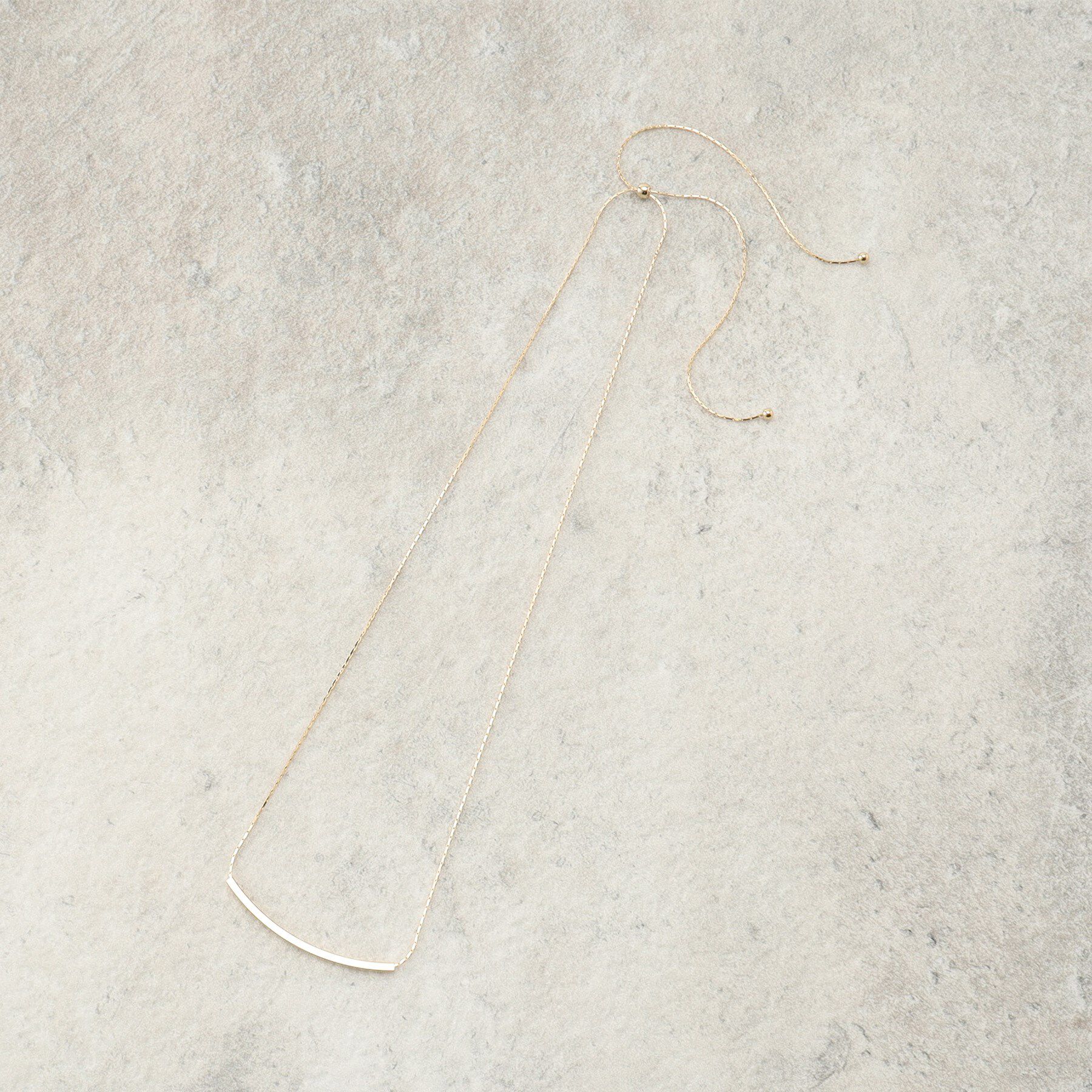 OPAQUE.CLIP「メタルバースライドネックレス」|ネックレス|