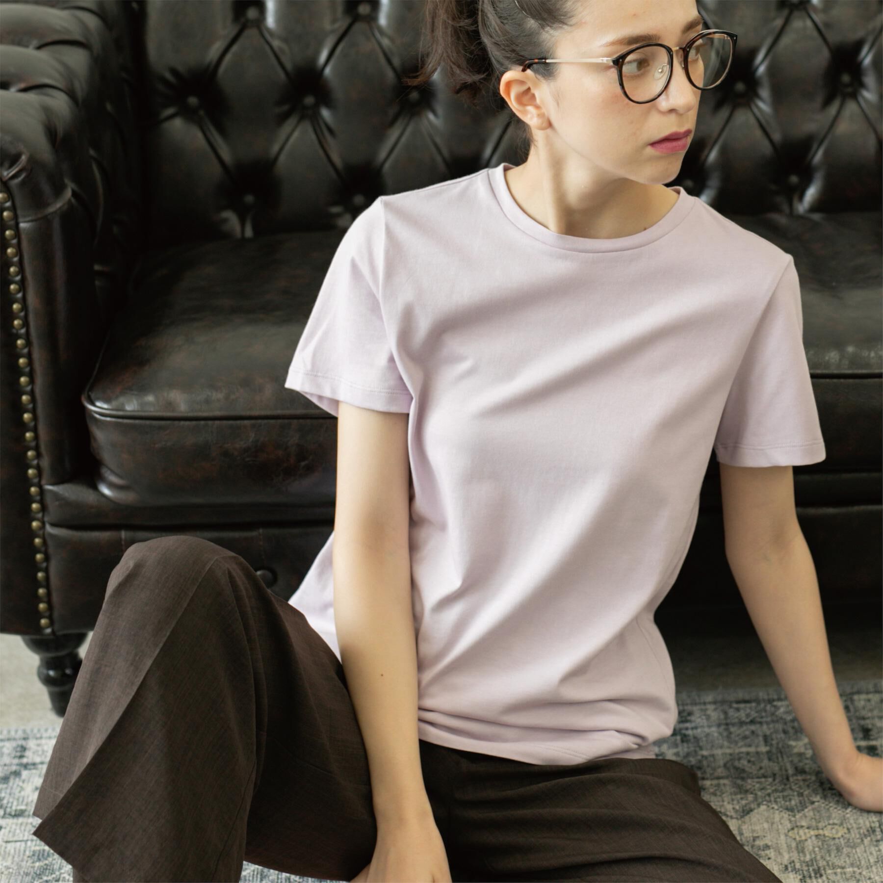 OPAQUE.CLIP「《5色展開》ベーシックTシャツ【洗濯機洗い可/UV/接触冷感】」|Tシャツ・カットソー|