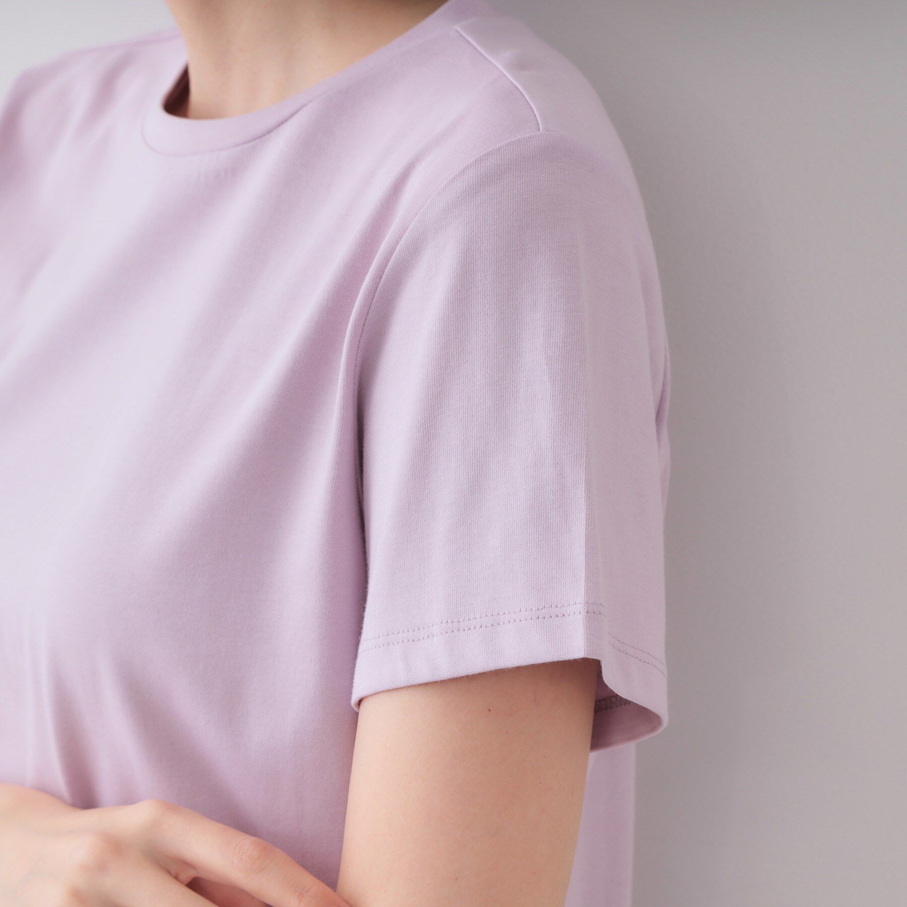 OPAQUE.CLIP「《5色展開》ベーシックTシャツ【洗濯機洗い可/UV/接触冷感】」|Tシャツ・カットソー|