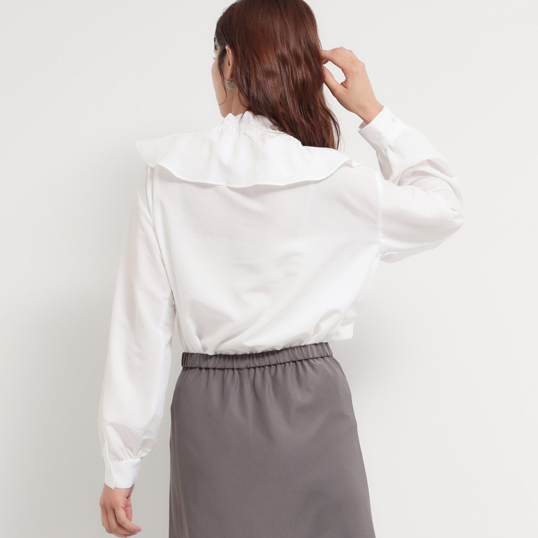 THE SHOP TK「エアリーフリルブラウス」|シャツ・ブラウス|