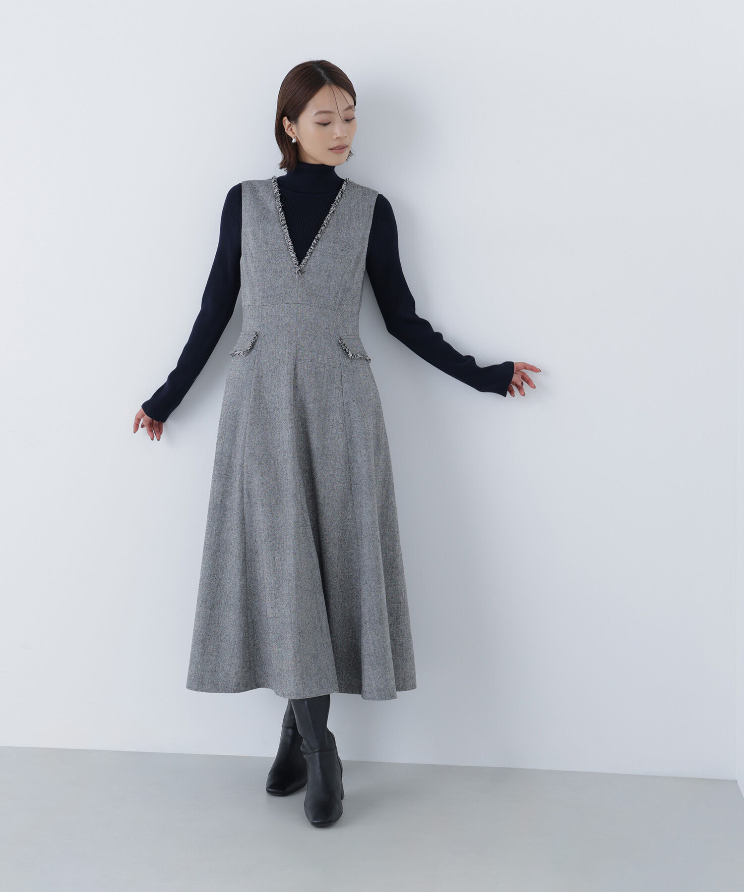  「ベーシックタートルネックニット」|ニット・セーター|