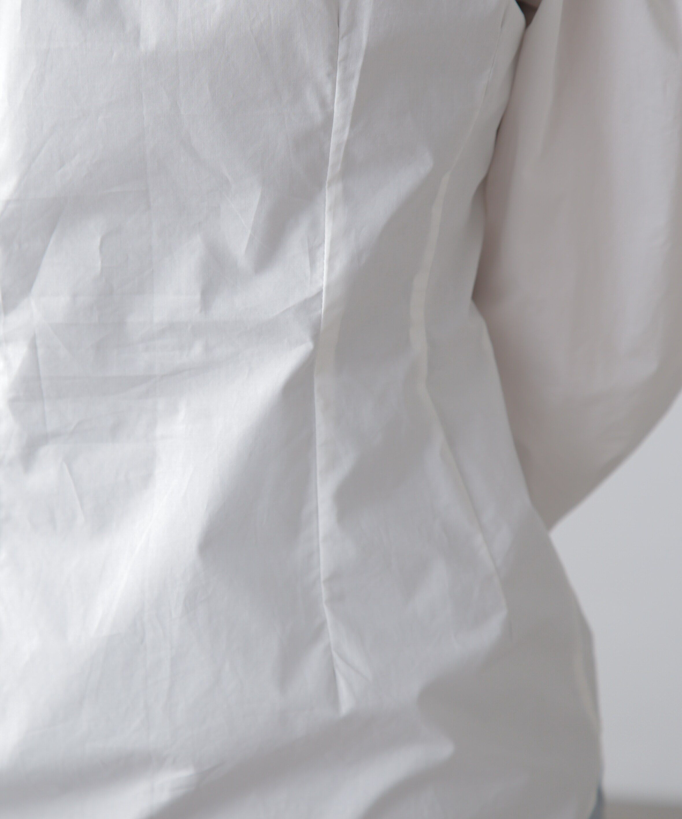  「ウエストシェイプミドル丈シャツ」|シャツ・ブラウス|