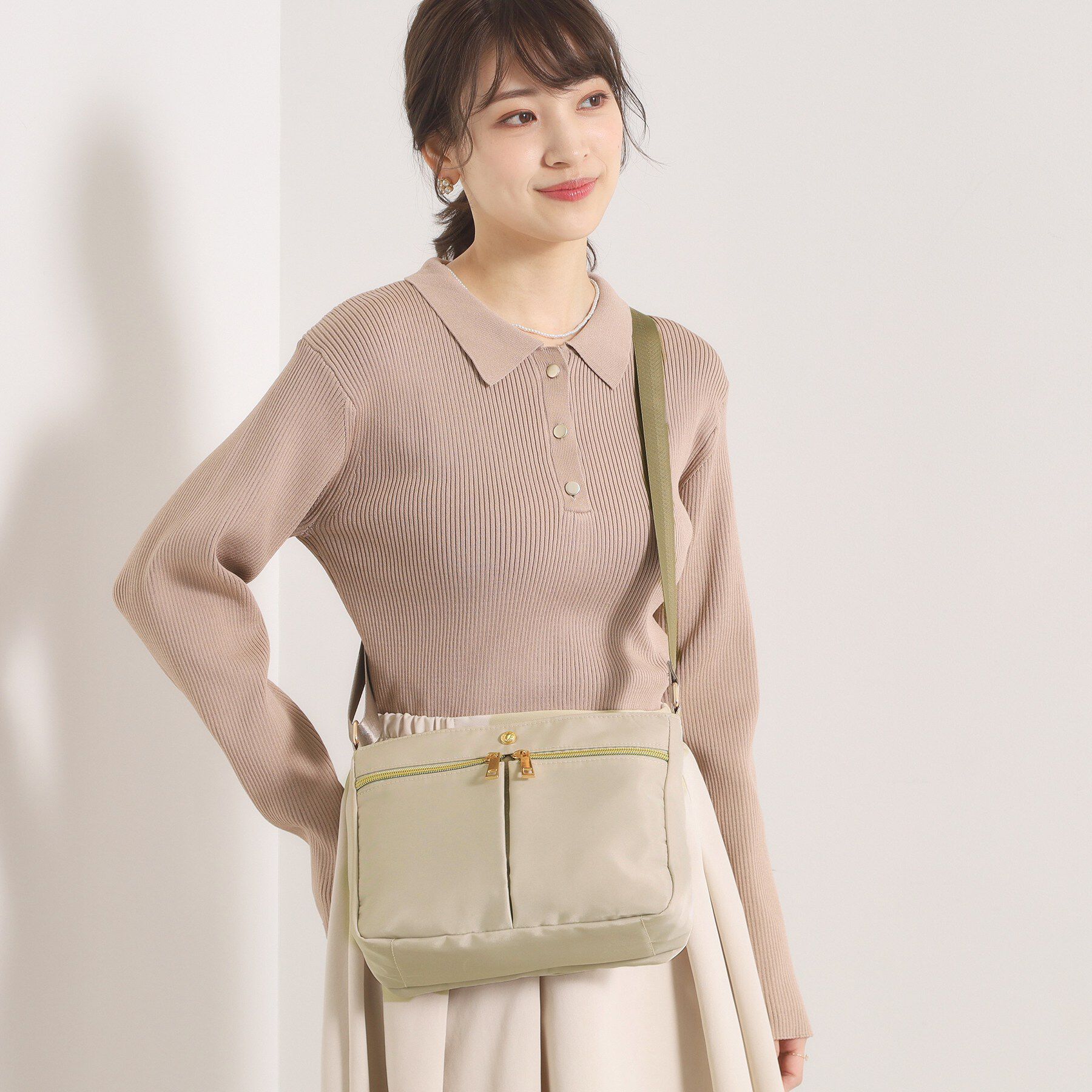 ITS&rsquo;DEMO「【収納アドバイザー監修】ミニショルダー」|ショルダー・メッセンジャー|