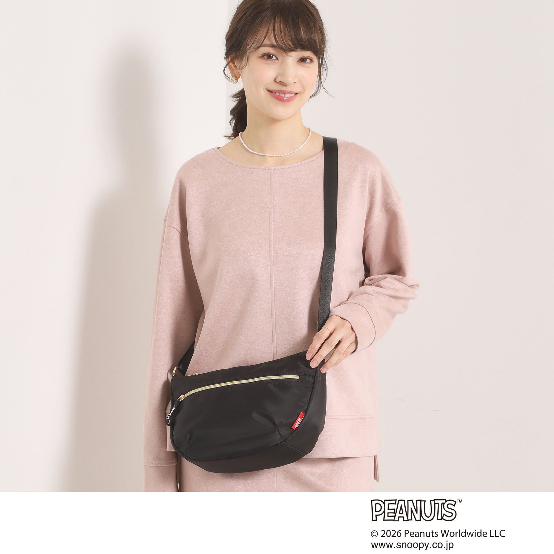 ITS&rsquo;DEMO「＜PEANUTS＞裏地総柄ミニショルダー」|ショルダー・メッセンジャー|