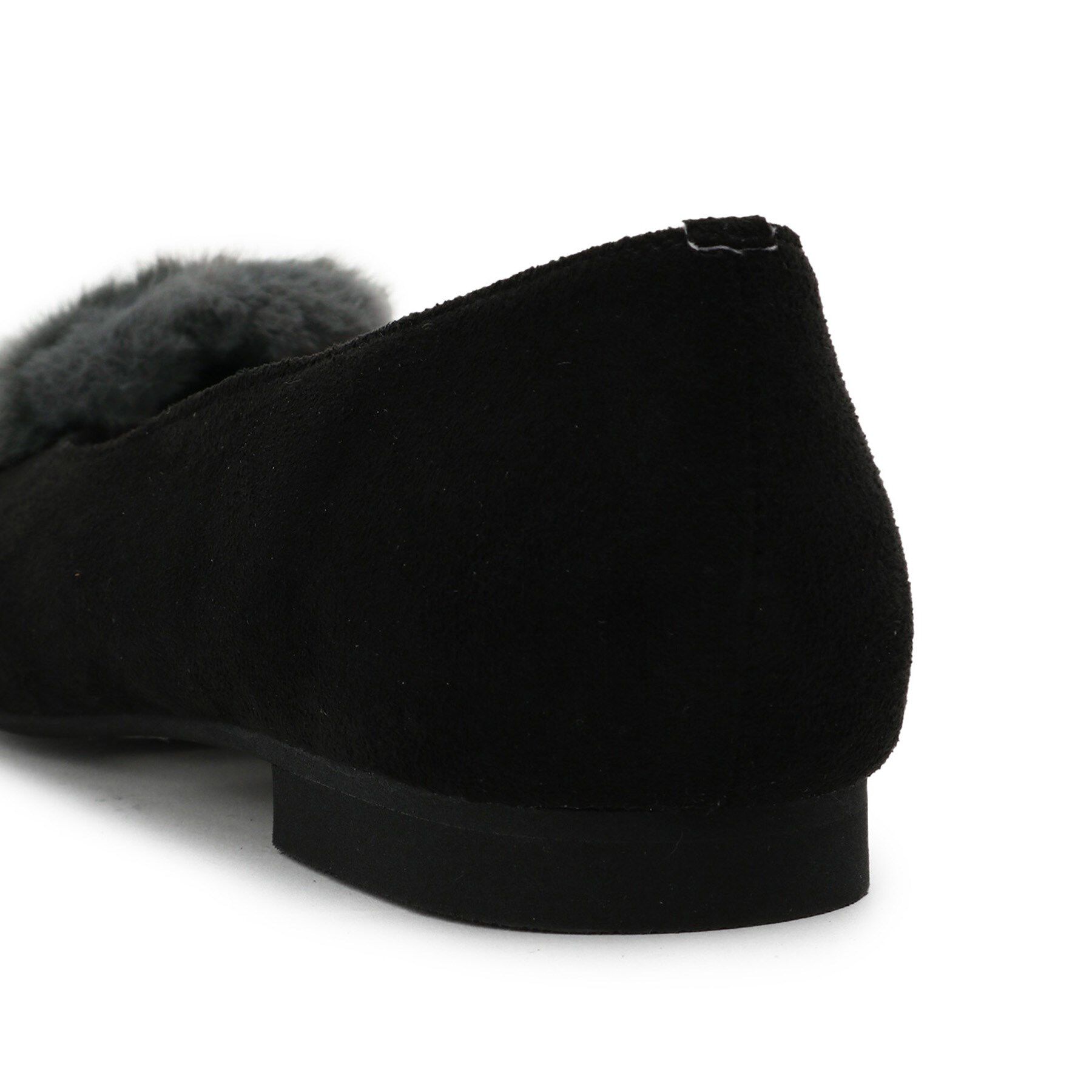 ESPERANZA「ビジューフェイクファーフラットパンプス」|パンプス|