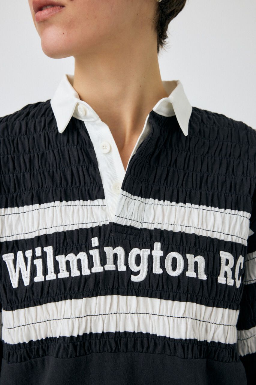 MOUSSY「SHIRRING RUGBY シャツ」|Tシャツ・カットソー|