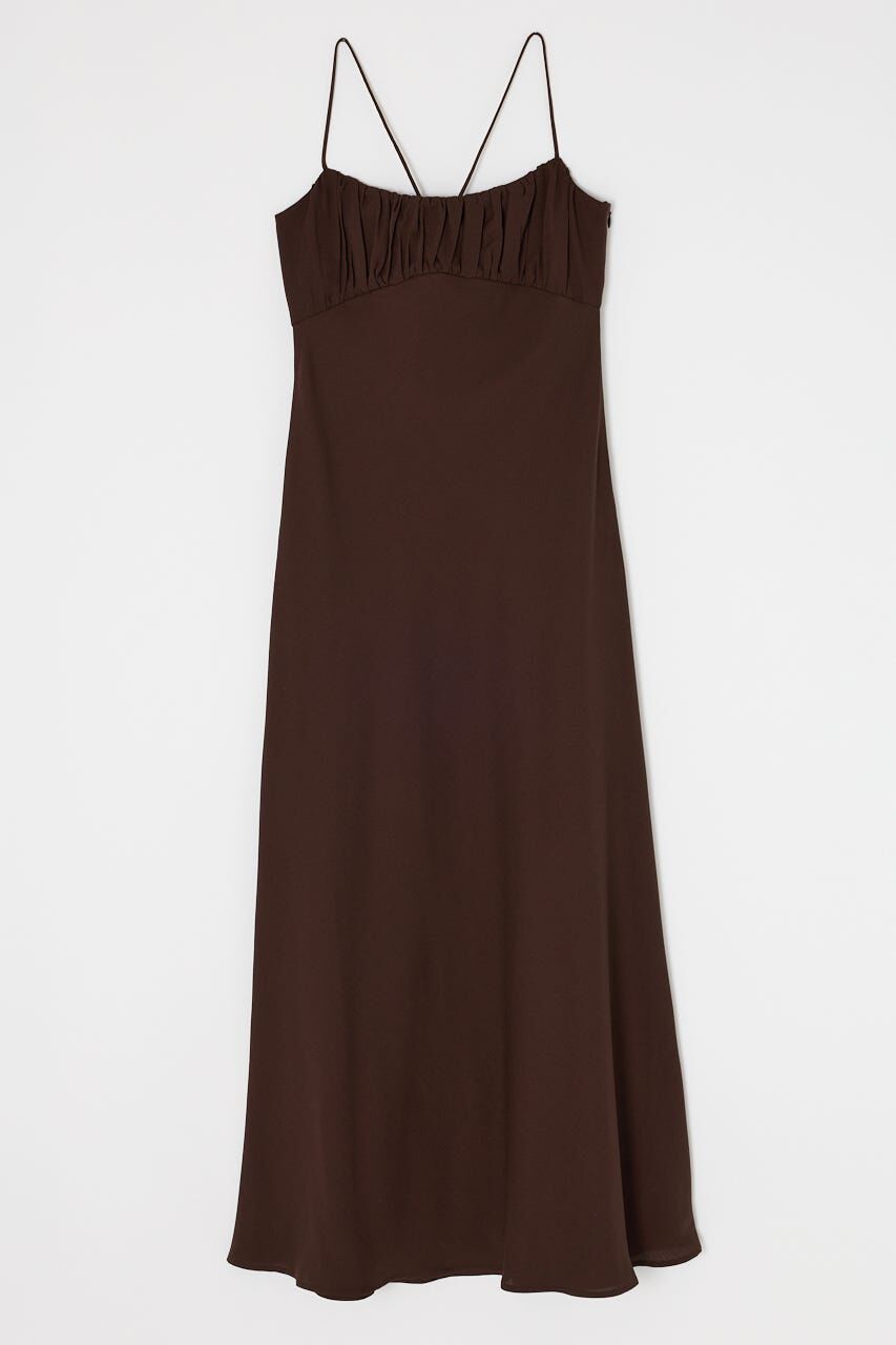 MOUSSY「DRAWSTRING STRAP SLIP ドレス」|ワンピース|