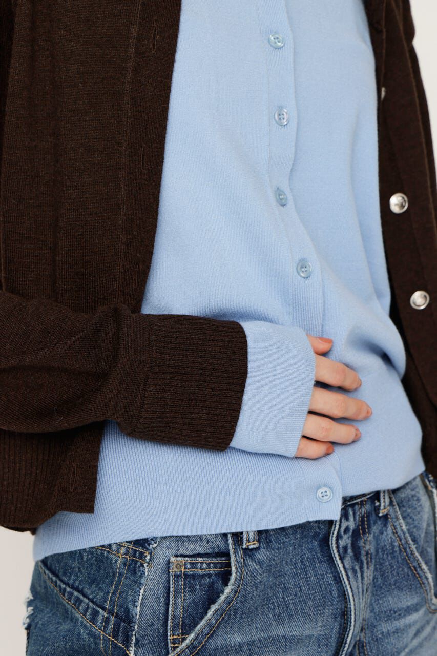 SLY「LAYERED LIKE KNIT トップス」|ニット・セーター|