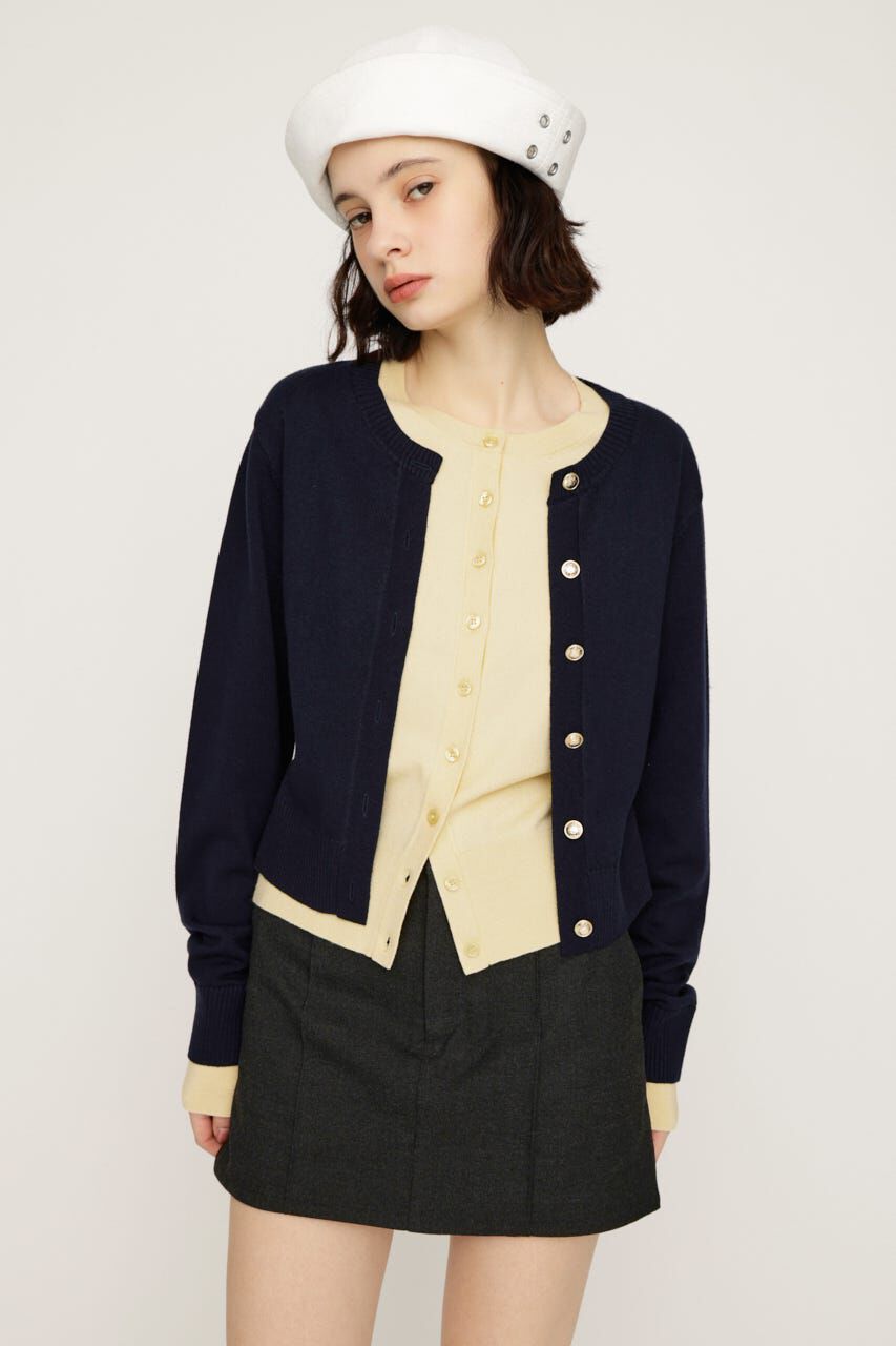 SLY「LAYERED LIKE KNIT トップス」|ニット・セーター|