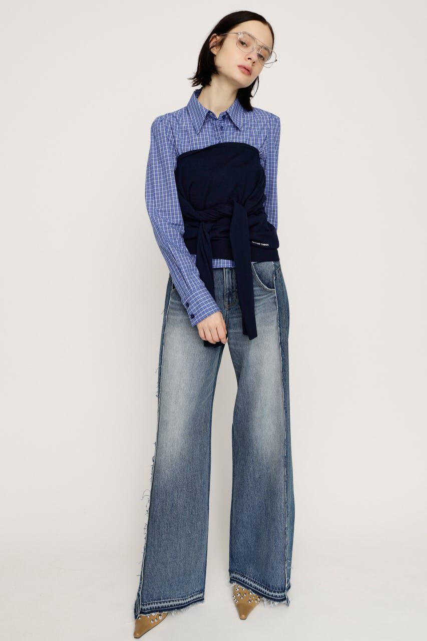 SLY「L／W TWIST SIZING DENIM」|デニム|
