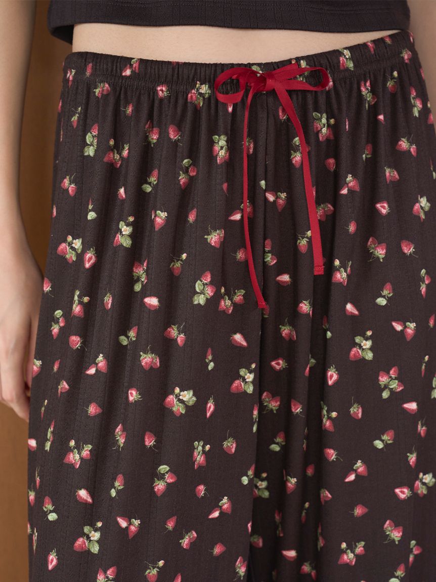 SNIDEL HOME「ストロベリーアイレットロングパンツ」|ルームウェア|