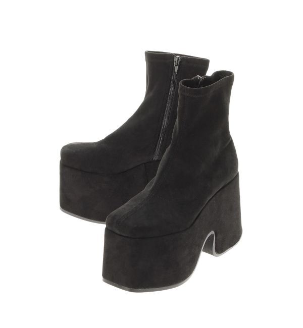 RESEXXY「厚底スエードショートブーツ」|ショートブーツ|